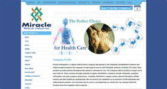Desktop Screenshot of miraclegroup.com.eg