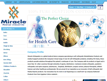 Tablet Screenshot of miraclegroup.com.eg
